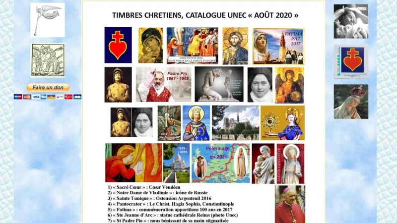 Des timbres pour votre apostolat !