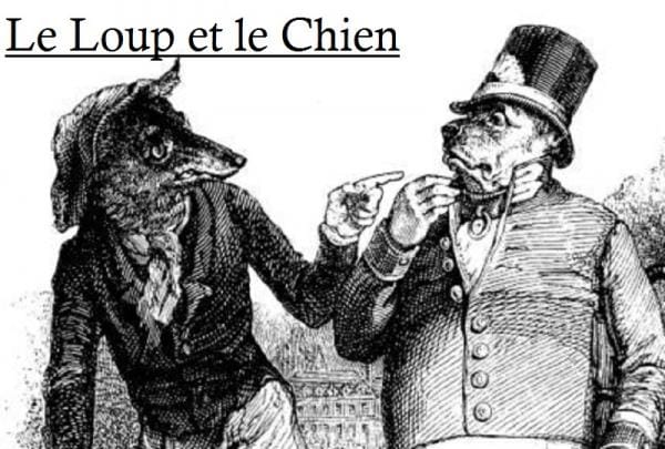 Le loup et le chien de La Fontaine, et le parallèle avec la tyrannie dite sanitaire