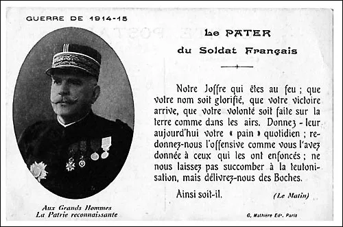Chronique histoire : Joffre l’Âne qui commandait des lions