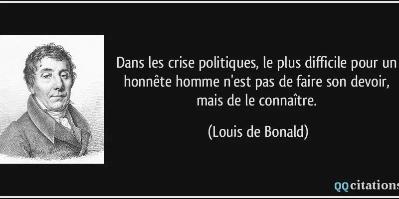 Qui était Louis de Bonald ?