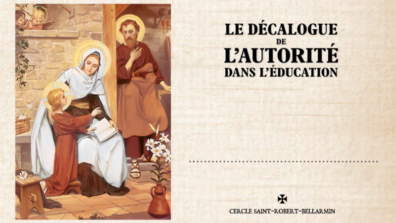Le Décalogue de l’Autorité dans l’Éducation