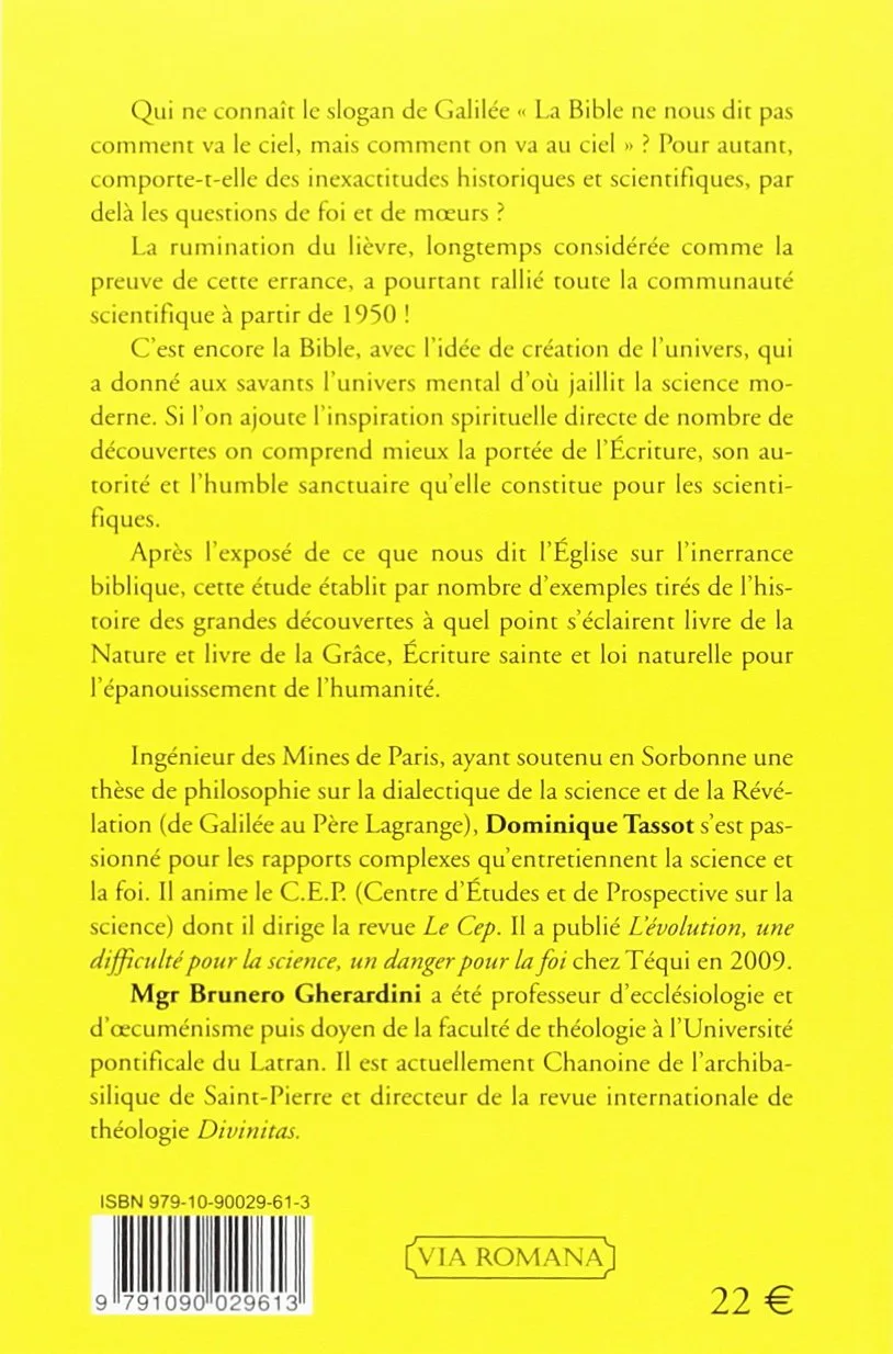 La revanche du lièvre, ou de la portée scientifique de l'Écriture - Dominique Tassot – Image 2