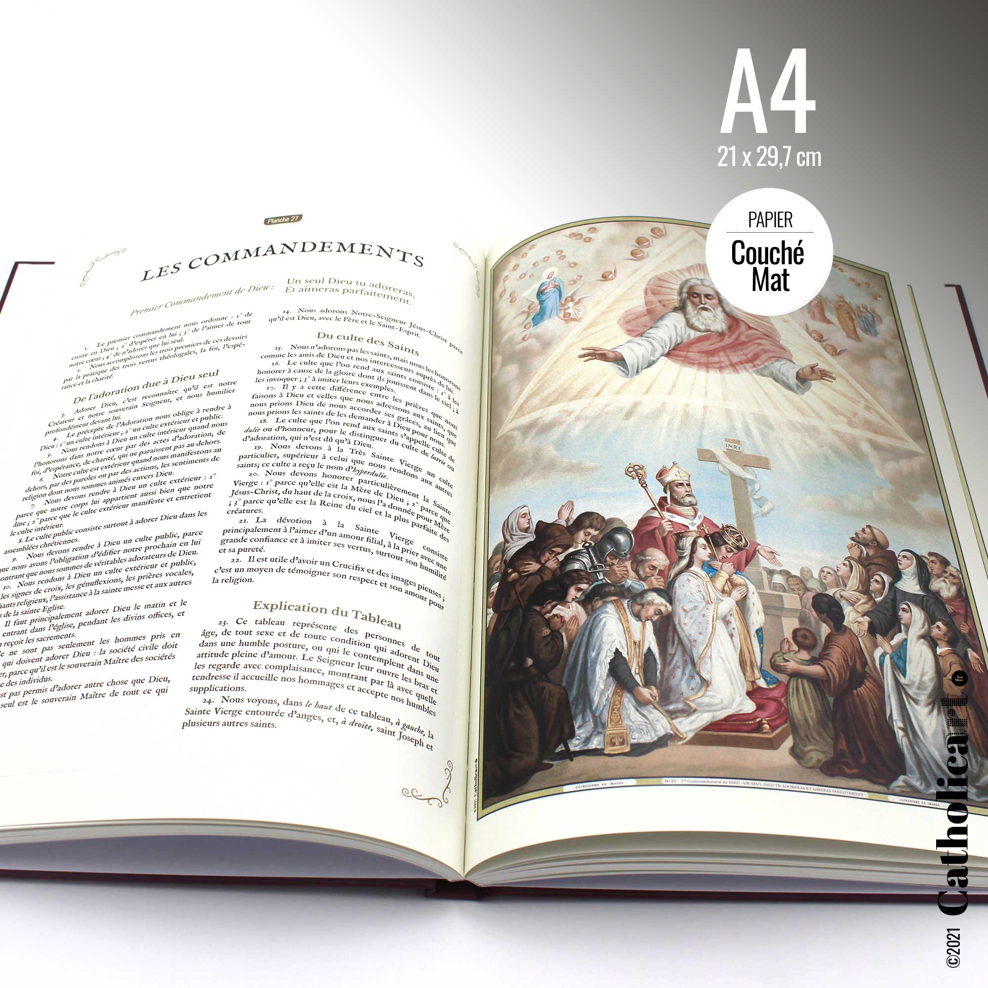 Le Catéchisme en Images Édition Prestige (Livre broché 140 pages A4 de 1893) – Image 5