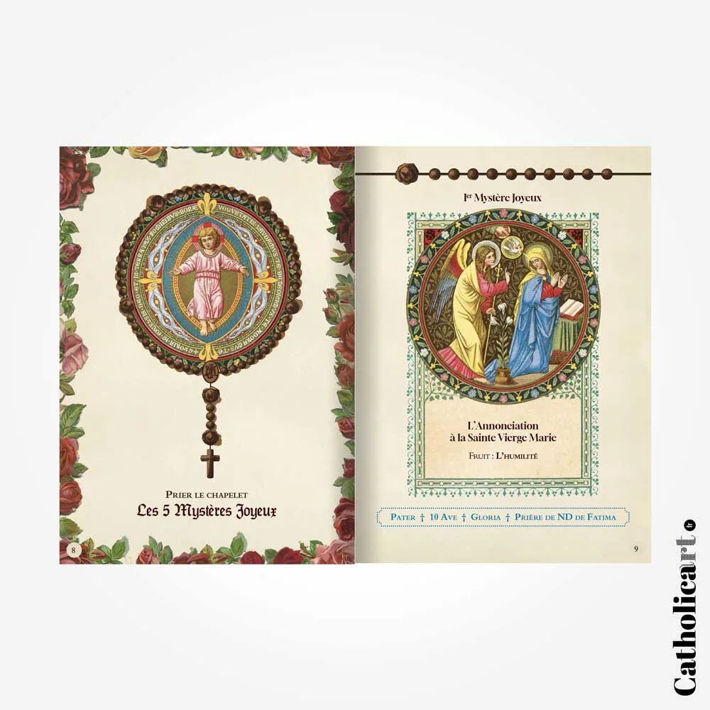 Livret pour réciter le chapelet (Les XV Mystères du Saint Rosaire) - Catholicart – Image 6