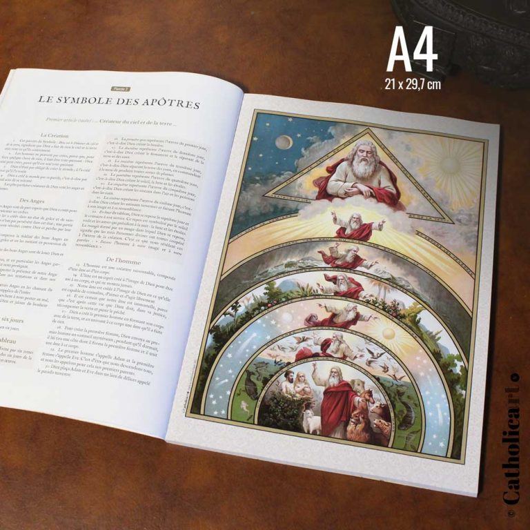 Le Catéchisme en Images (Livre broché 140 pages A4 de 1893) – Image 2