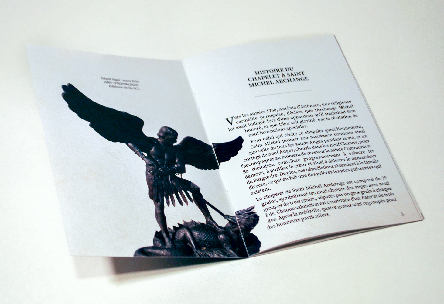 Livret illustré français/latin pour prier le Chapelet de Saint Michel Archange – Image 2