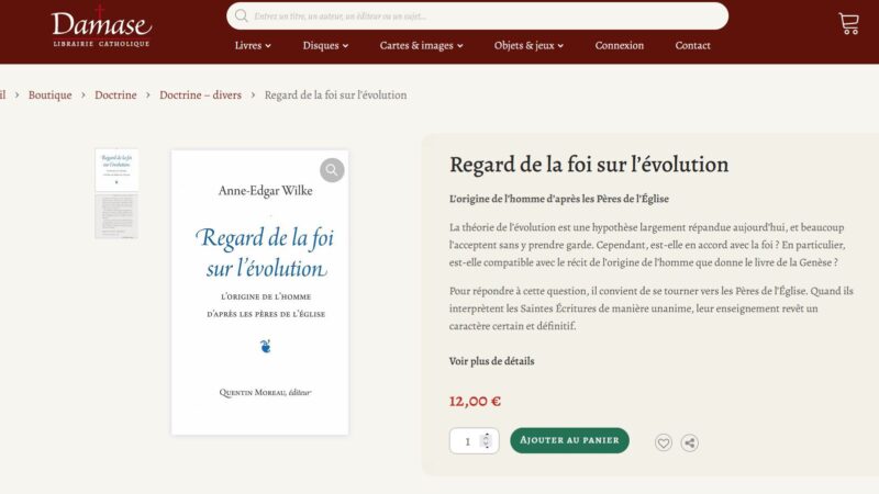 Regard de la foi sur l’évolution