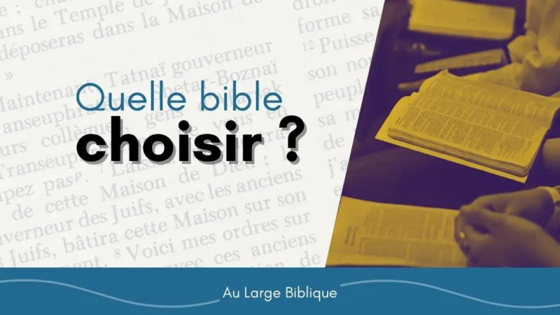 Quelle Bible choisir ? – librairie damase