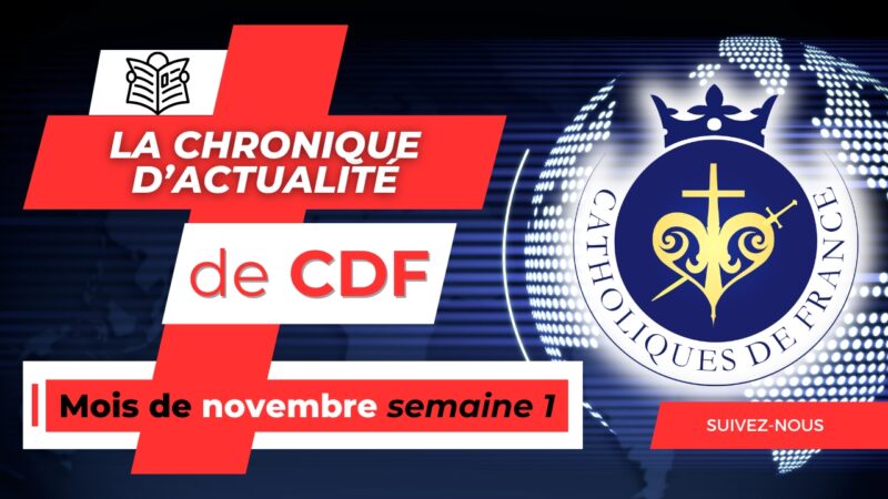 Chronique d’actualité de CDF : première semaine de novembre
