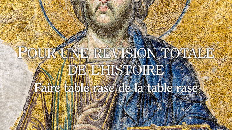 Faire table rase de la table rase – Alain Pascal
