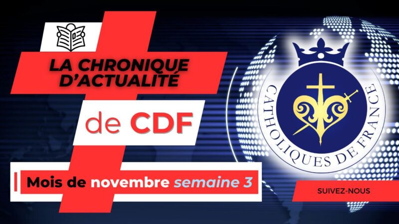 Chronique d’actualité de CDF : troisième semaine de novembre