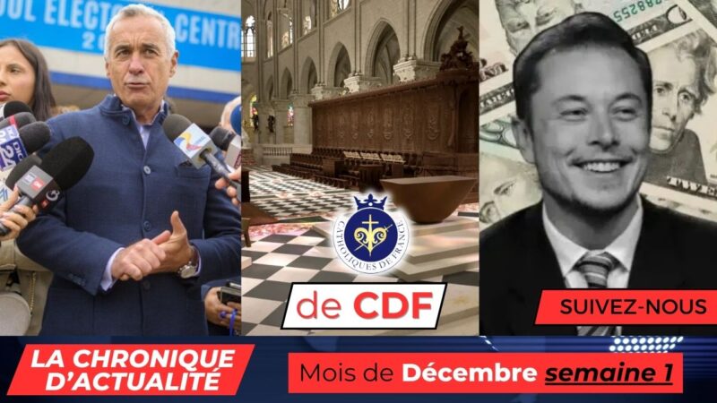 Chronique d’actualité de CDF : première semaine de décembre