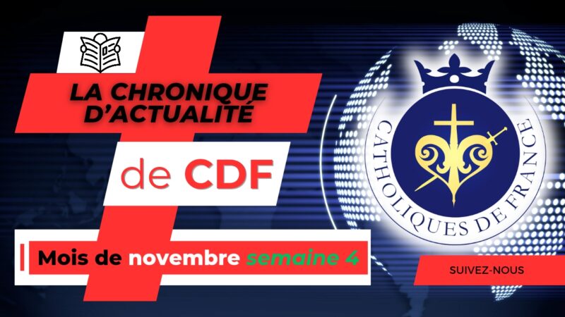 Chronique d’actualité de CDF : quatrième semaine de novembre