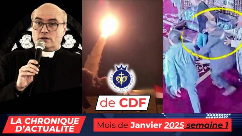 Chronique d’actualité de CDF : première semaine de janvier
