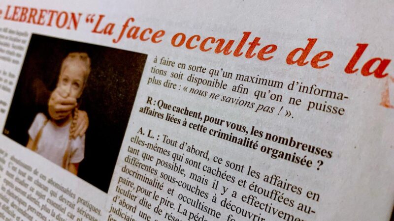 La face occulte de la pédocriminalité – Alexandre LEBRETON