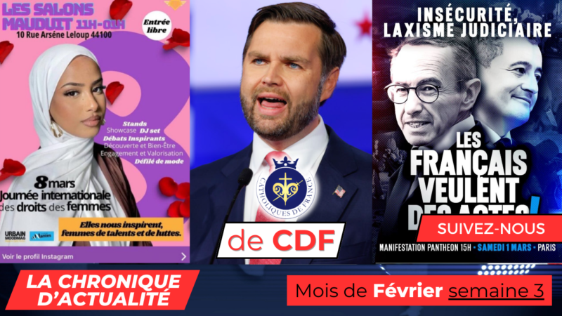 Chronique d’actualité de CDF : Mois de Février-semaine 3
