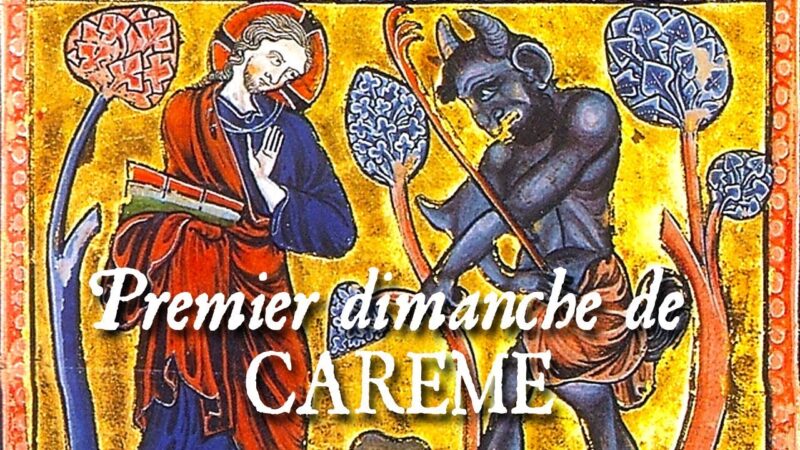 PREMIER DIMANCHE DE CARÊME – Sermon du curé d’Ars