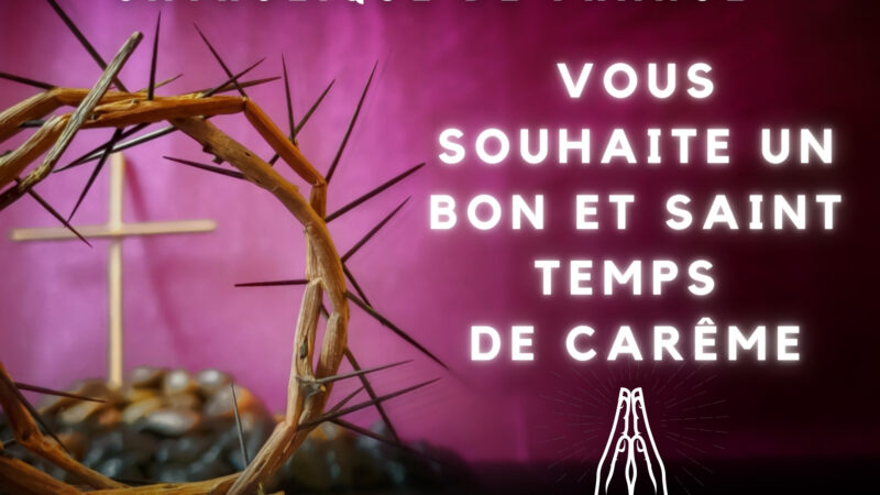 Bon et saint carême à tous !