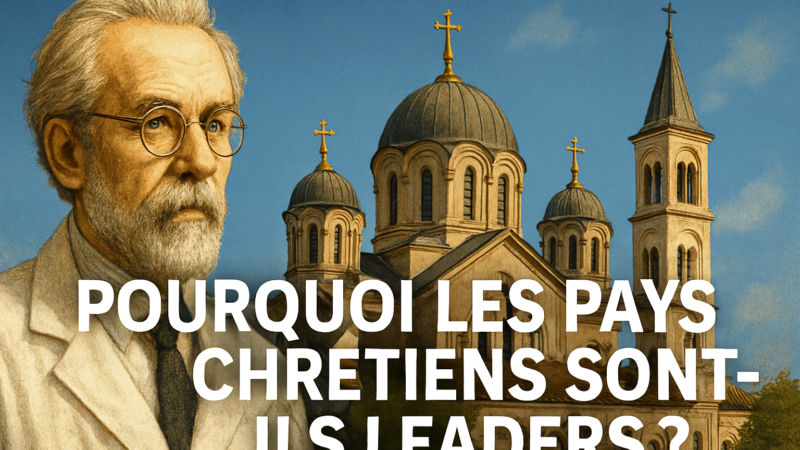 Pourquoi les pays chrétiens ont pris la tête de la civilisation ?