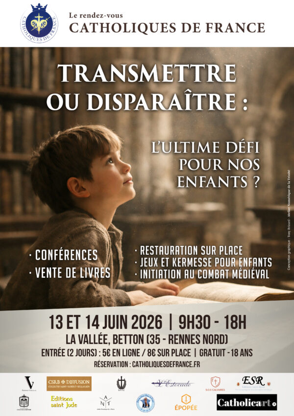 affiche journées événement Catholiques De France 2026