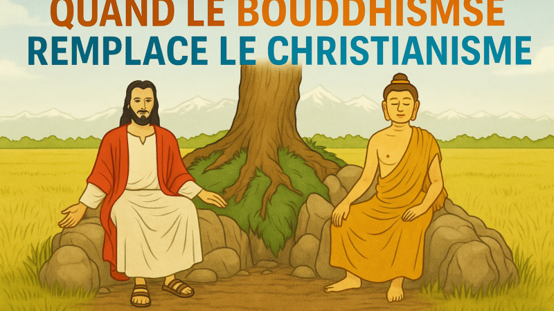 Quand le bouddhisme remplace le christianisme