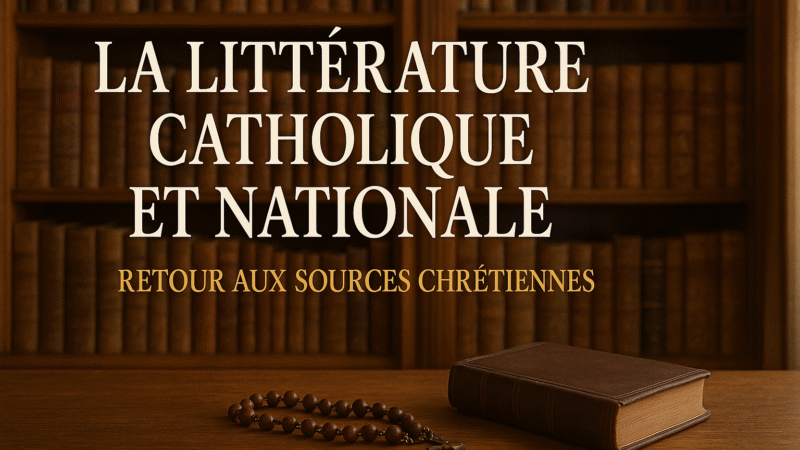 📖 La littérature catholique et nationale : retour aux sources chrétiennes de la culture française