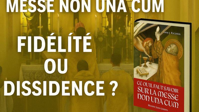 ✠ Le constat « Non Una Cum » : Fidélité héroïque ou nécessaire dissidence ?