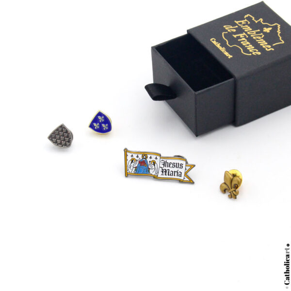 Pins Catholiques - Coffret Emblèmes de France II