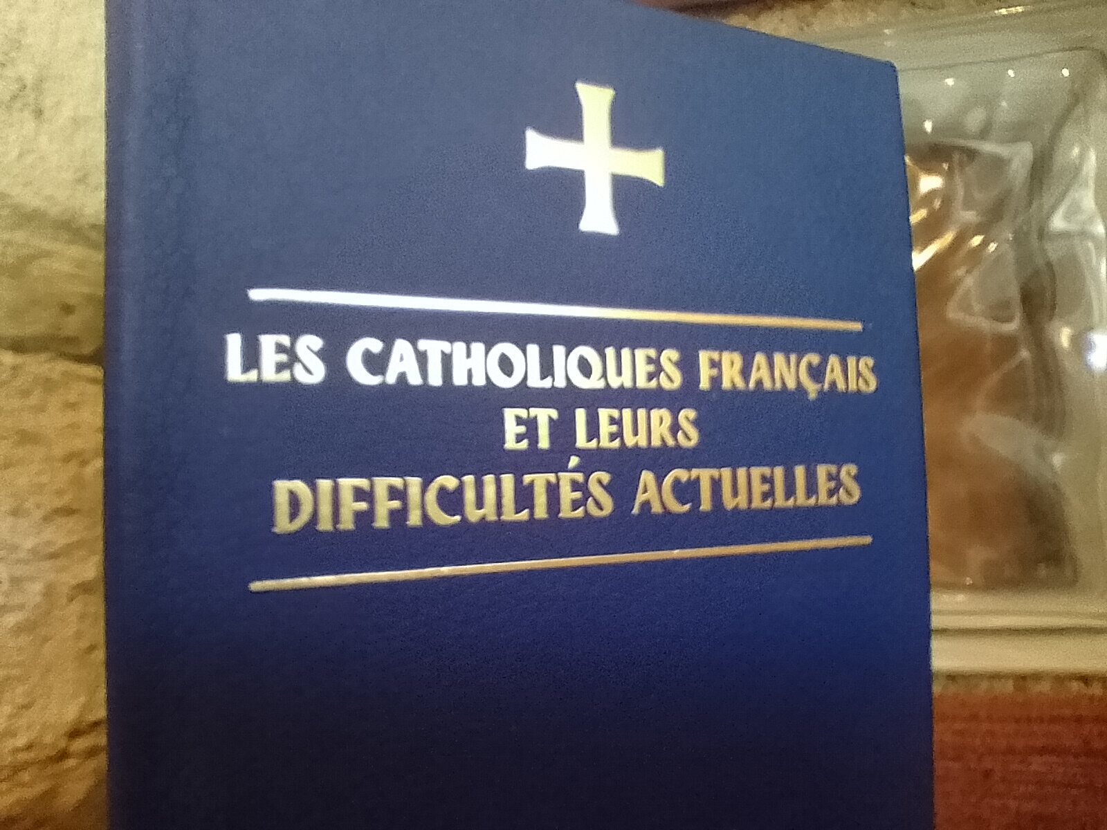 Livre reedition Les catholiques français et leur difficultés actuelles