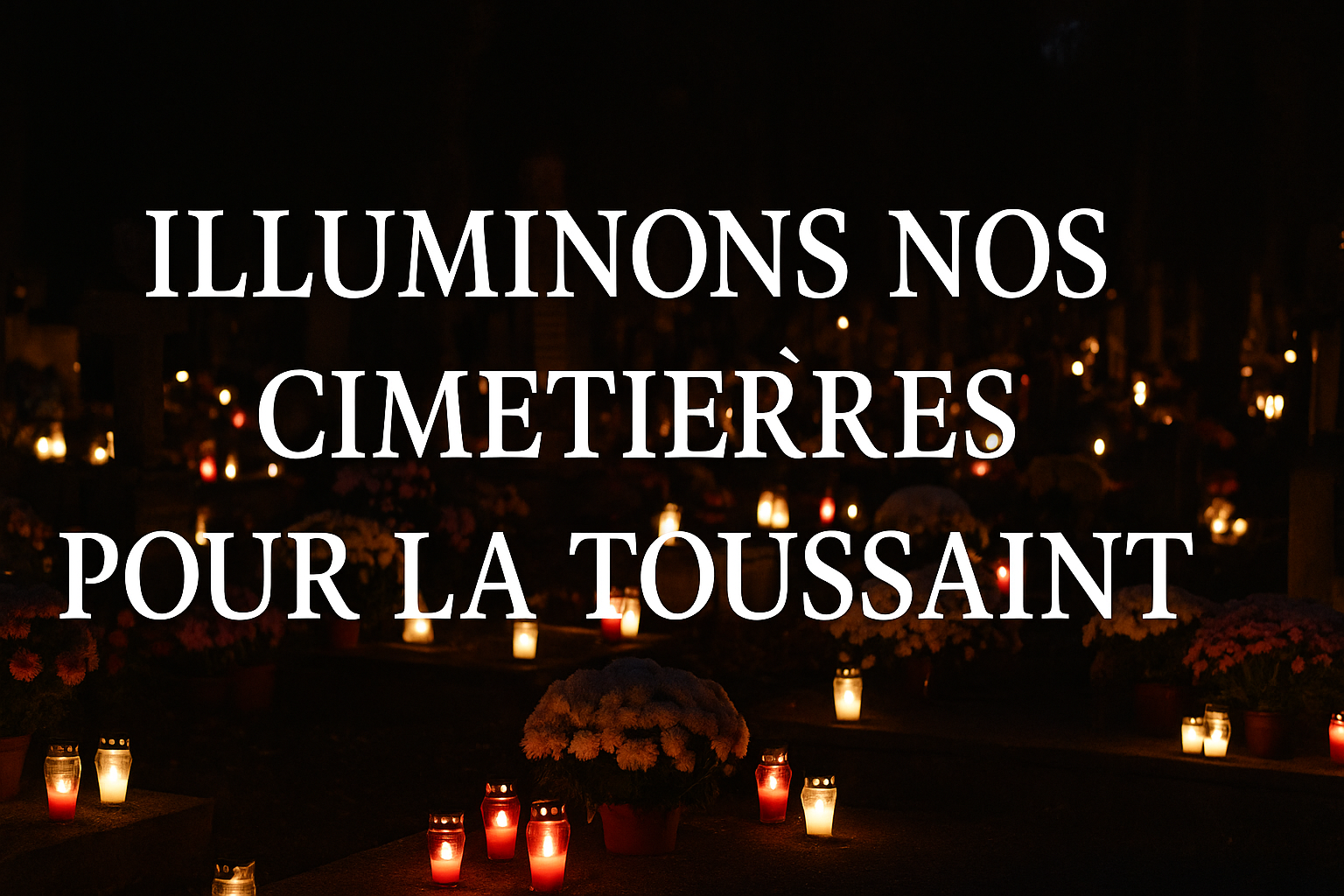 Illuminons nos cimetières pour la Toussaint
