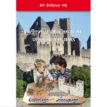 Coloriage et découpage - L'assaut du château des chevaliers