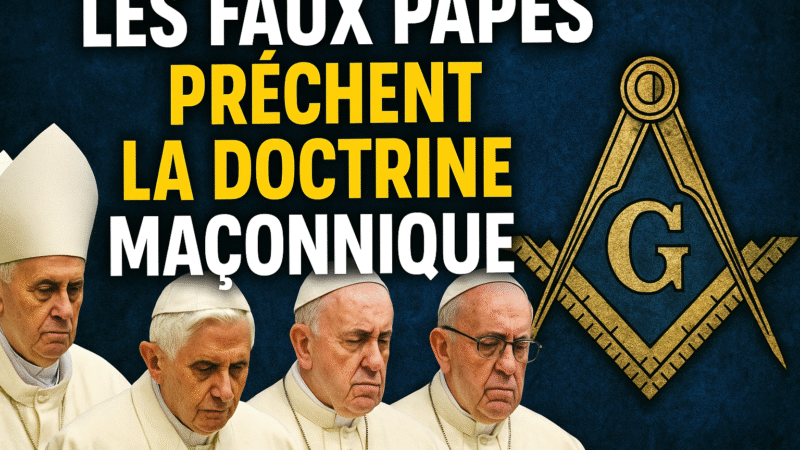 Les faux papes prêchent la doctrine maçonnique