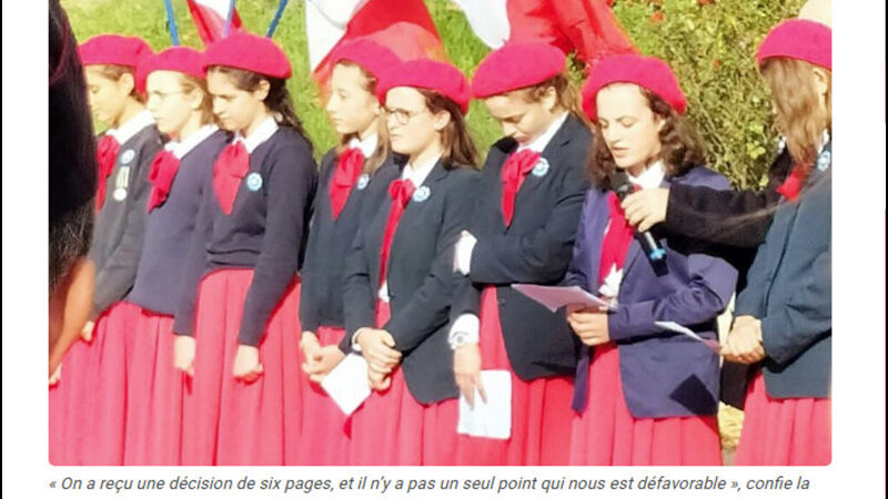 Le Conseil d’État donne raison à cette école Catholique