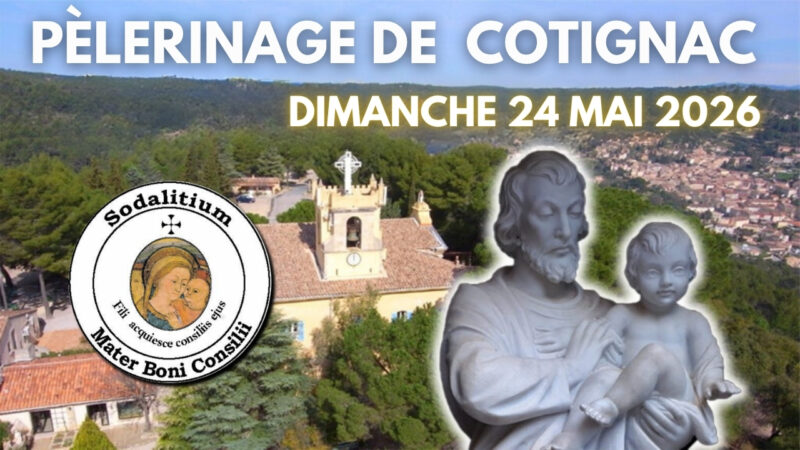 Pèlerinage de Cotignac : Dimanche de Pentecôte 24 mai 2026