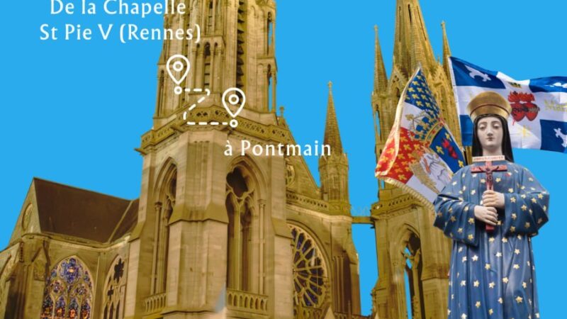Pèlerinage de Pentecôte : Rennes – Pontmain 23,24,25 Mai 2026