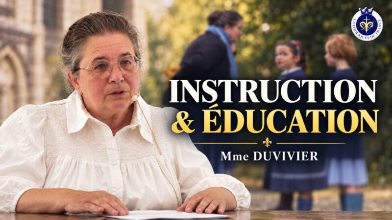 Doit-on instruire ou éduquer ?- Mme Duvivier